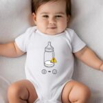 Βρεφικό φορμάκι για αγόρι - κορίτσι - low milk bottle