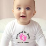 Βρεφικό φορμάκι για  κορίτσι - Promoted to uncle - It's a girl