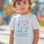 Παιδικό t-shirt για αγόρι - κορίτσι - I love my aunt