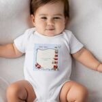 Βρεφικό φορμάκι για αγόρι - κορίτσι - I love sea (κείμενο)