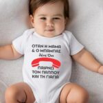 Βρεφικό φορμάκι για αγόρι - κορίτσι - όταν η μαμά & ο μπαμπάς λένε όχι - τηλέφωνο - παίρνω τον παππού και την γιαγιά