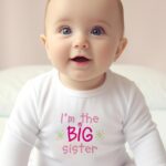 Βρεφικό φορμάκι για κορίτσι - I'm the big sister