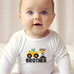 Βρεφικό φορμάκι για αγόρι - μπουλντόζα - little brother