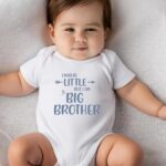 Βρεφικό φορμάκι για αγόρι - I may be little - But I am the big brother