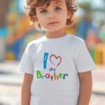 Παιδικό t-shirt για αγόρι - κορίτσι - I love my brother