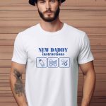 Αντρικό T-shirt - New daddy instructions