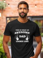 Αντρικό T-shirt - This is what an awesome dad looks like - Image 2