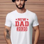 Αντρικό T-shirt - New dad - (Ημερομηνία)