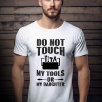 Αντρικό T-shirt - Do not touch my tools or my daughter - Toolbox