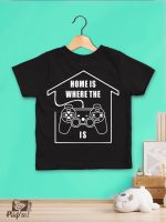 Παιδικό t-shirt για αγόρι - κορίτσι - home is where the game is - Image 2