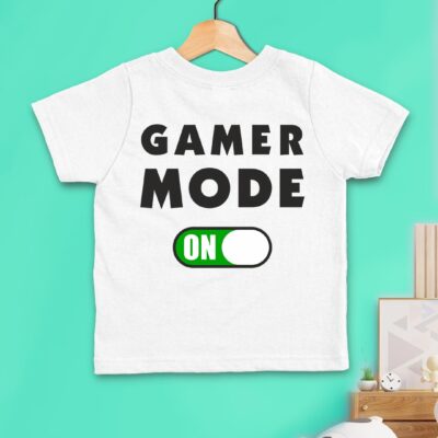 Παιδικό t-shirt για αγόρι - κορίτσι - gamer mode on