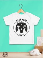 Παιδικό t-shirt για αγόρι - κορίτσι - play more games