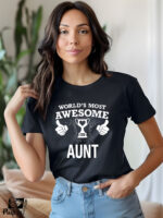 Γυναικείο T-shirt - World's Most Awesome Aunt - Trophy - Image 2