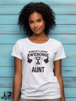 Γυναικείο T-shirt - World's Most Awesome Aunt - Trophy