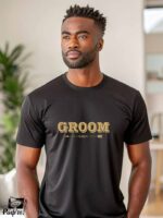 Αντρικό T-shirt - Groom - Arrow - (Ημερομηνία) - Image 2