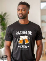 Αντρικό T-shirt - Bachelor Crew - Beers - (Όνομα) - Image 2