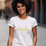 Γυναικείο T-shirt - Bride - Gold