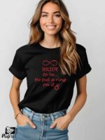 Γυναικείο T-shirt - BRIDE to be... - He put a ring on it - Infinity - (Ημερομηνία) - Image 2