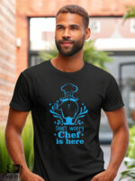Αντρικό T-shirt - Don't Worry - Chef Is Here - Image 2