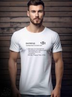 Αντρικό T-shirt - Ερμηνεία της λέξης "Πατέρας"
