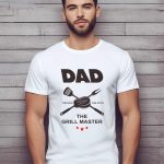 Αντρικό T-shirt - Dad - The grill master