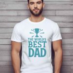 Αντρικό T-shirt - The world's best dad - Cup