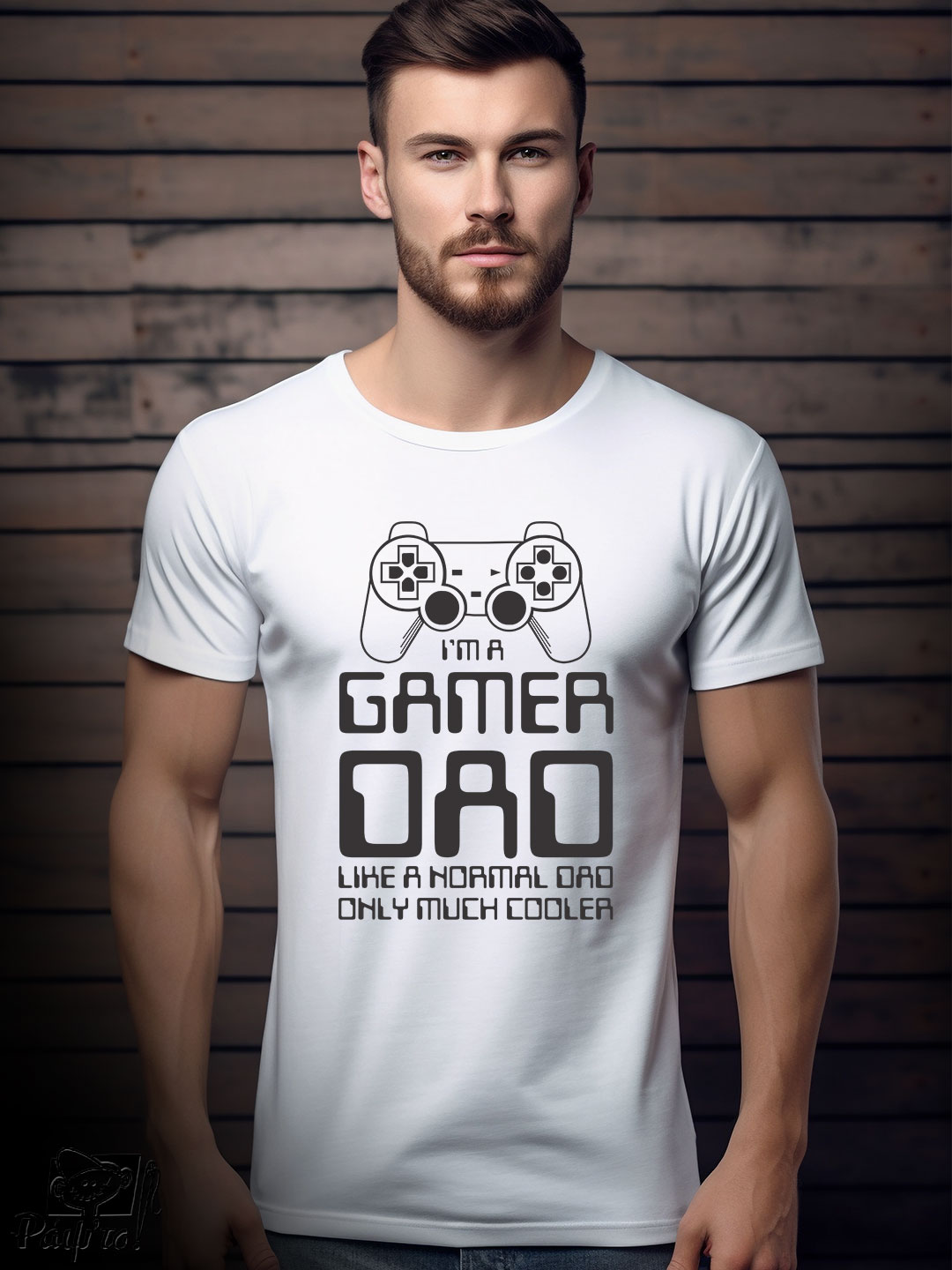 GAMER-1119-W Αντρικό T-shirt - I'm a gamer dad - Like a normal dad - Only much cooler - Image 1