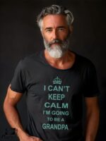 Αντρικό T-shirt - I can't keep calm - I'm going to be a grandpa - Image 2