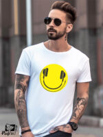 Αντρικό T-shirt - Headphones - Smile
