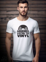 Αντρικό T-shirt - Legens Listen to Vinyl