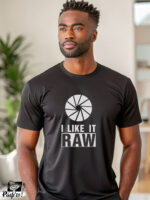 Αντρικό T-shirt - I like it raw - Image 2