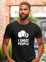 Αντρικό T-shirt - I Shoot People - Camera - Image 2