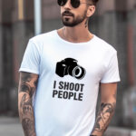Αντρικό T-shirt - I Shoot People - Camera