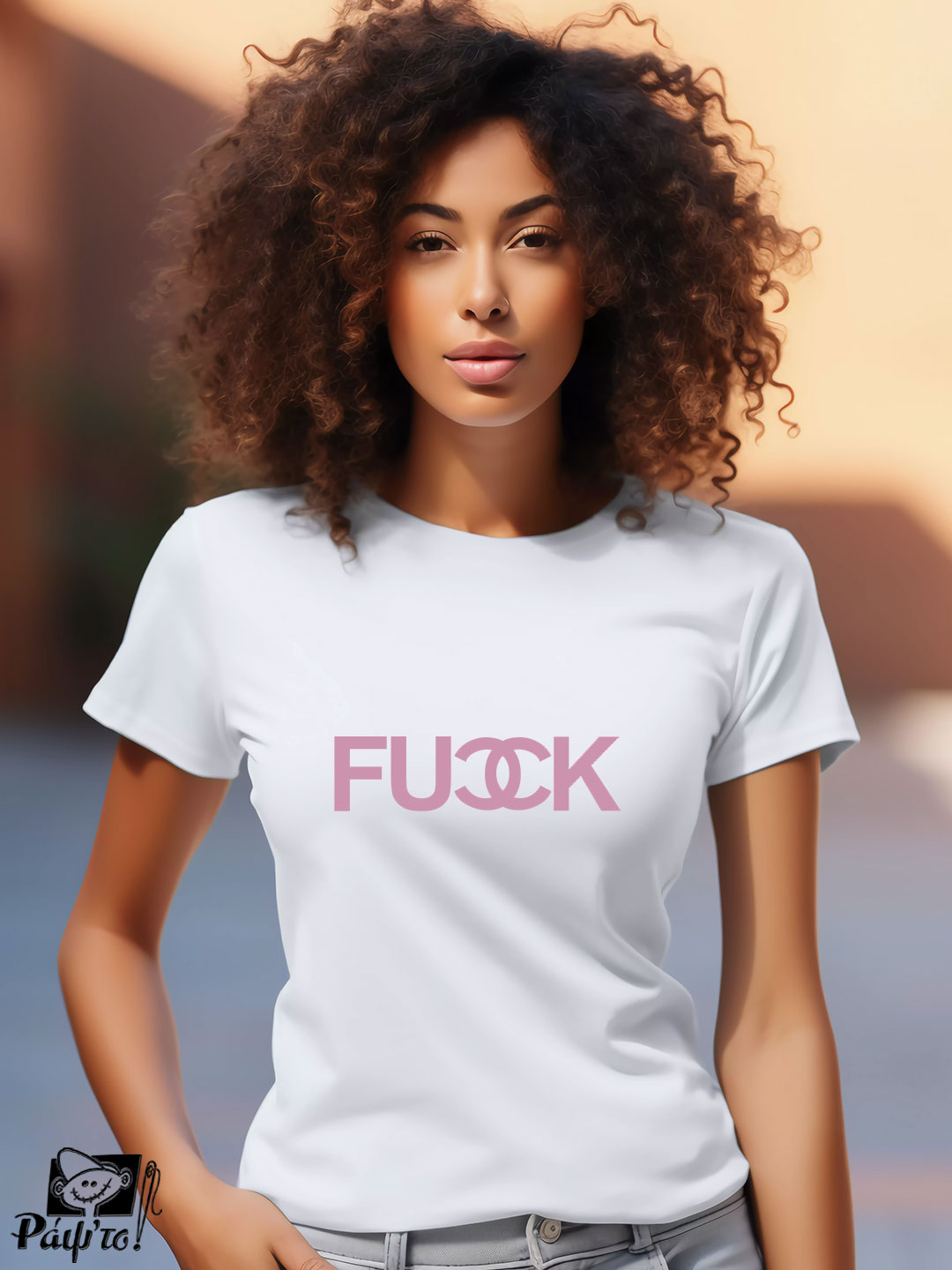 QTS-0045-W Γυναικείο T-shirt - FUCK - Image 1