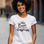 Γυναικείο T-shirt - Crown - Queen of my classroom