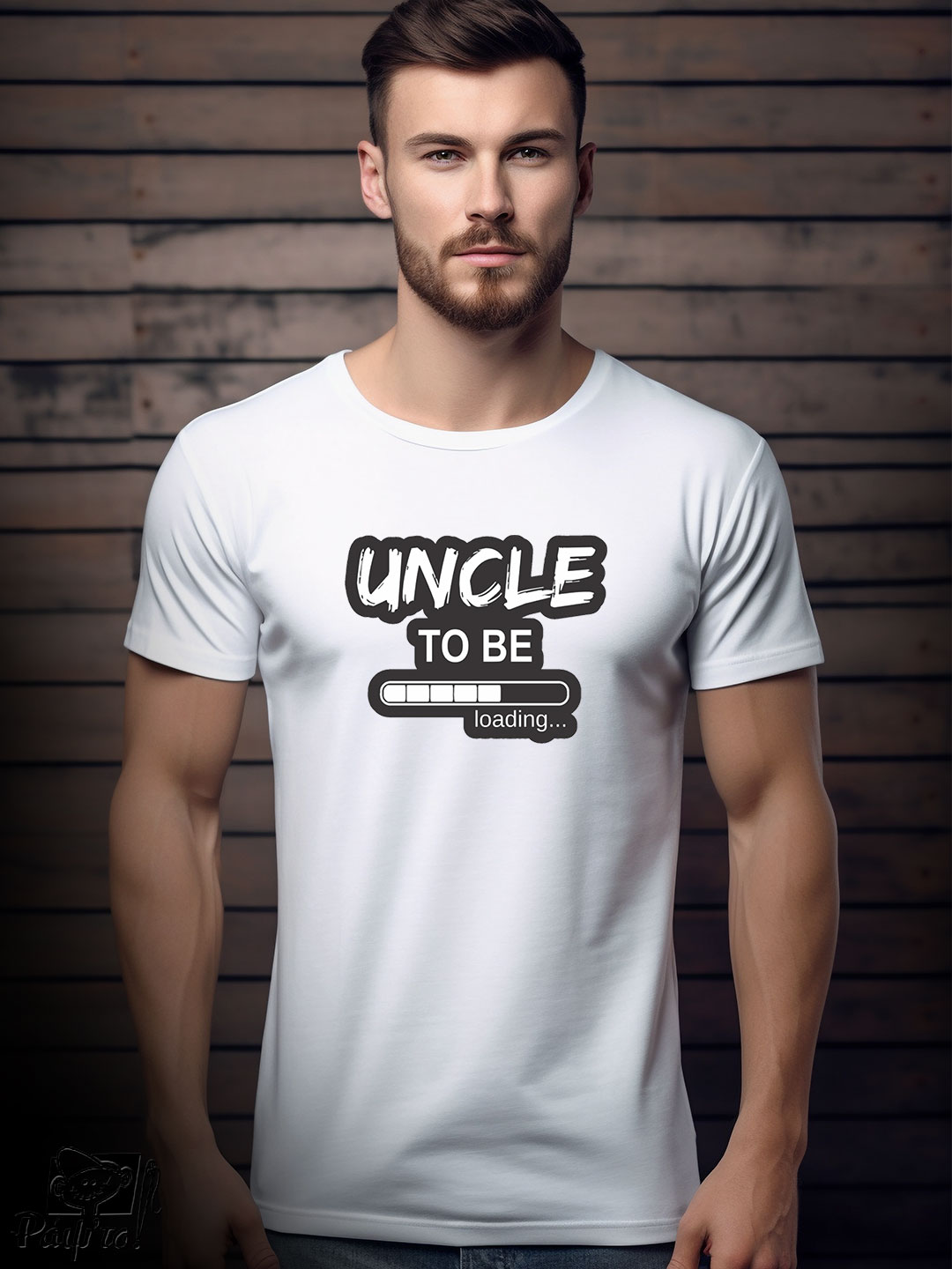 UNCL-1101-W Αντρικό T-shirt - Uncle to be - Loading... - Image 1