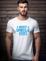 Αντρικό T-shirt - Best Uncle - (Ημερομηνία)