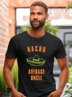Αντρικό T-shirt - Nacho Average Uncle - Sombrero - Image 2