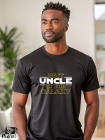 Αντρικό T-shirt - BEst Uncle in the galaxy - Image 2