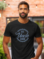 Αντρικό T-shirt - Best Uncle since - (Ημερομηνία) - Image 2