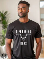Αντρικό T-shirt - Life behind bars - Image 2