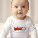 Βρεφικό φορμάκι για κορίτσι - αγόρι - Diaper Loading - Please Wait - Progress Bar