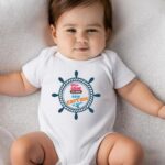 Βρεφικό φορμάκι για αγόρι - Step aside old crew - There is a new captain in town - Ship Steering Wheel