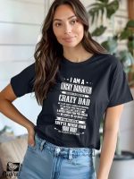 Γυναικείο T-shirt - I am a lucky daughter - Because I'm raised by a Crazy DAD - Image 2