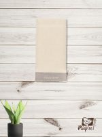 Πετσέτα Μπάνιου με Φάσα και Κέντημα Sand 50x100cm - (Όνομα) - Image 2