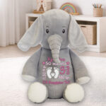 Grey Elephant με κέντημα Στοιχεία γέννησης