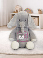 Grey Elephant με κέντημα Στοιχεία γέννησης