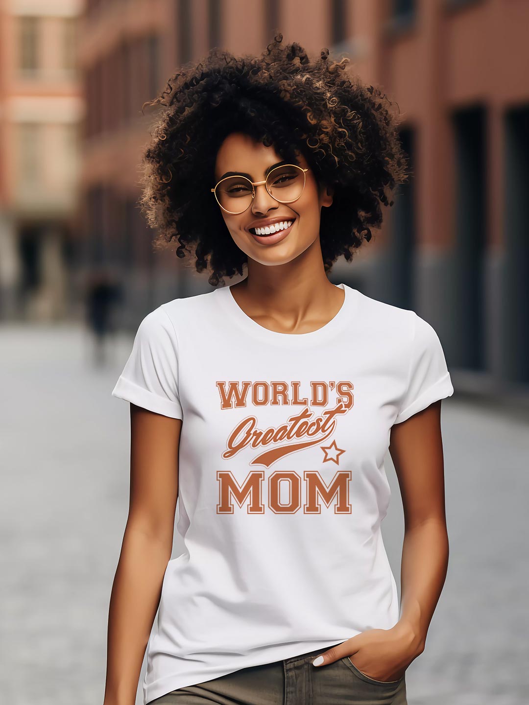 MOM-1149-W Γυναικείο T-shirt - World's Greatest Mom - Image 1