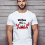 Αντρικό T-shirt - Born to be a captain - Krab