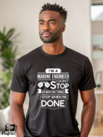 Αντρικό T-shirt - I'm a marine engineer - Image 2
